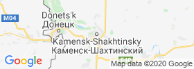 Kamensk Shakhtinskiy map
